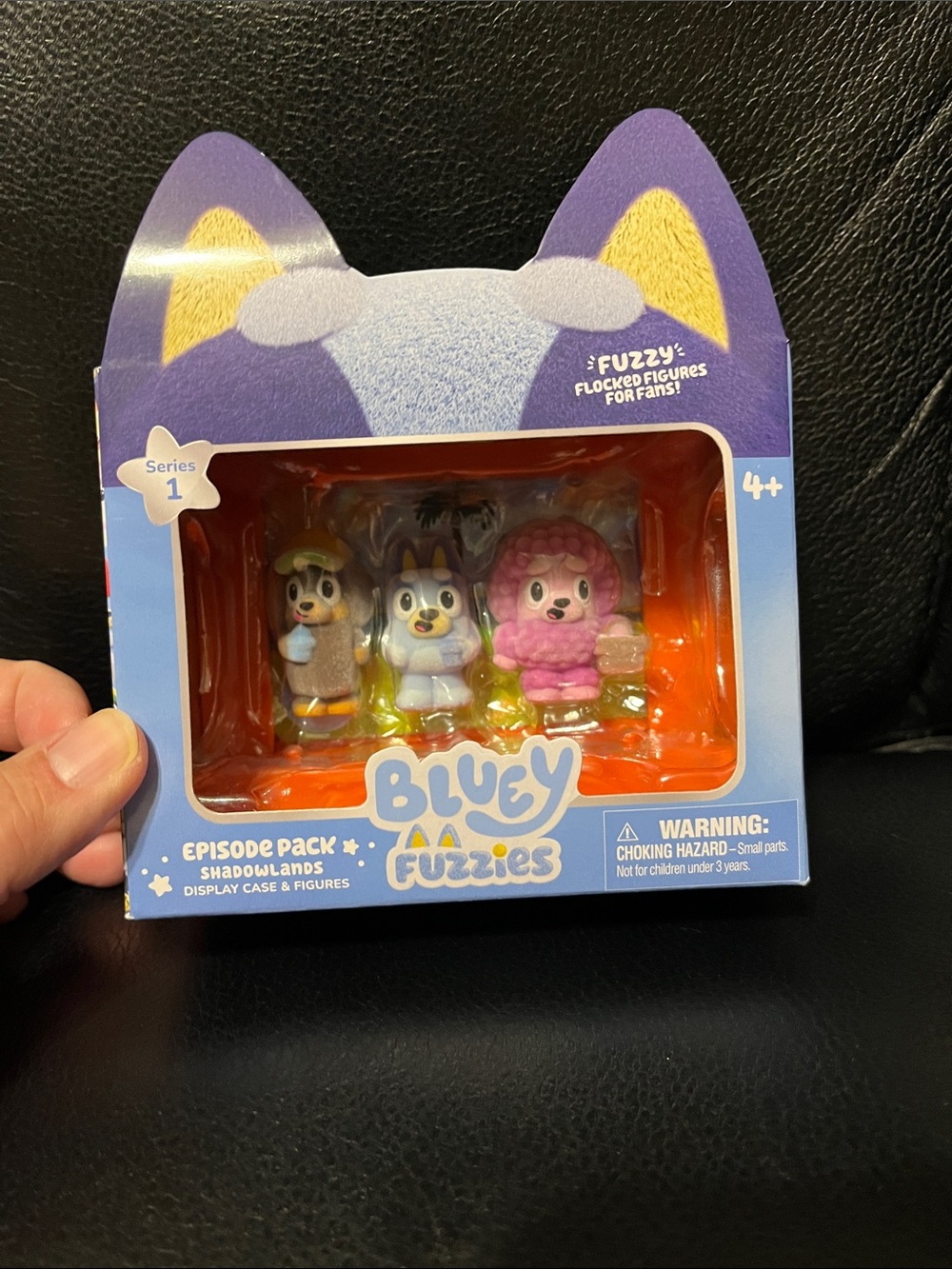 Bluey Fuzzies Shadowlands Episode Pack - Bluey, Snickers and Coco Figures